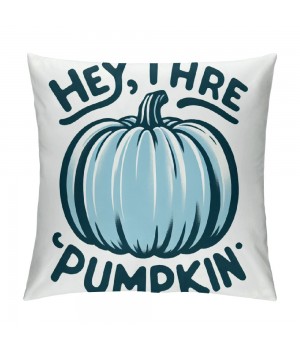 Ulloord  Blue Pumpkin Pillow Cover Autumn Harvest Decorative Throw Pillow Cases Super Soft Fall&nbsp;Season Cushion Cover Decoration Thanksgiving Sofa Couch Pillows Cover (Pumpkin-C)