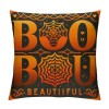  Halloween Pillow Cover Happy Halloween Throw Pillow Covers,Boo Pumpkin Quote Pillow Case,Home Decor Cushion Cover