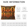  Halloween Pillow Cover Happy Halloween Throw Pillow Covers,Boo Pumpkin Quote Pillow Case,Home Decor Cushion Cover