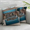 Ulloord  Quote Throw Pillow Covers Watercolor Wood Decorative Pillowcase Cushion Cover for Holiday Travel Indoor Outdoor