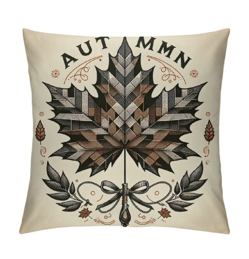 Ulloord  Autumn Harvest Thankful Farmhouse Pillow Cover Decorative Buffalo Plaid Throw Pillows Cover Outdoor Pumpkin Truck&nbsp;Gnomes Cushion Cases for Couch Cane Chair