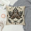 Ulloord  Autumn Harvest Thankful Farmhouse Pillow Cover Decorative Buffalo Plaid Throw Pillows Cover Outdoor Pumpkin Truck&nbsp;Gnomes Cushion Cases for Couch Cane Chair