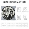 Ulloord Cat Kitty Themed Pillowcase Decorations for Home, Funny Quote I Just Freaking Love Tuxedo Cats Okay Throw Pillow Cover, Tuxedo Cats Gifts, Cat Lover Gifts