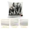 Ulloord Elephant Love Themed Pillowcase Decorations for Home, Baby Elephant Never Forget How Much I Throw Pillow Cover, Valentine’s Day Gifts, Elephant Lover Gifts
