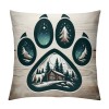 Ulloord Camper Themed Pillowcases Decorations for Home, Camper Quotes You Me and The Dogs Throw Pillow Covers, Dog Lover Gifts, Camping Camper Gifts