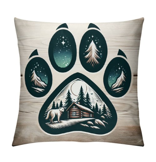 Ulloord Camper Themed Pillowcases Decorations for Home, Camper Quotes You Me and The Dogs Throw Pillow Covers, Dog Lover Gifts, Camping Camper Gifts