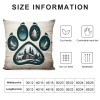 Ulloord Camper Themed Pillowcases Decorations for Home, Camper Quotes You Me and The Dogs Throw Pillow Covers, Dog Lover Gifts, Camping Camper Gifts
