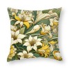 Ulloord Throw Pillow Covers Rustic Flower Decorative Pillow Cases Cushion Cases Toss Throw Pillowcase