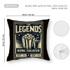 Ulloord Pillow Covers Retro Movie Theater Patterns Decorative Throw Pillow Covers Pillow Case Cushion Cover Body Pillowcovers