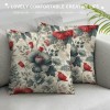 PHYHOO Short Plush Pillow Covers, Throw Pillow Covers, Decorative Square Pillows for Garden Home Patio Sofa Couch Bedroom Living Room