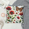 PHYHOO Short Plush Pillow Covers Fashion Printed Square Pillow Case for Bedroom, Sofa, Car Decoration Both Sides