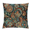 PHYHOO Short Plush Pillow Covers, Colour Printing Square Pillowcase Double-Sided No Inserts for Bedroom Living Room Sofa Decoration