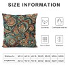 PHYHOO Short Plush Pillow Covers, Colour Printing Square Pillowcase Double-Sided No Inserts for Bedroom Living Room Sofa Decoration